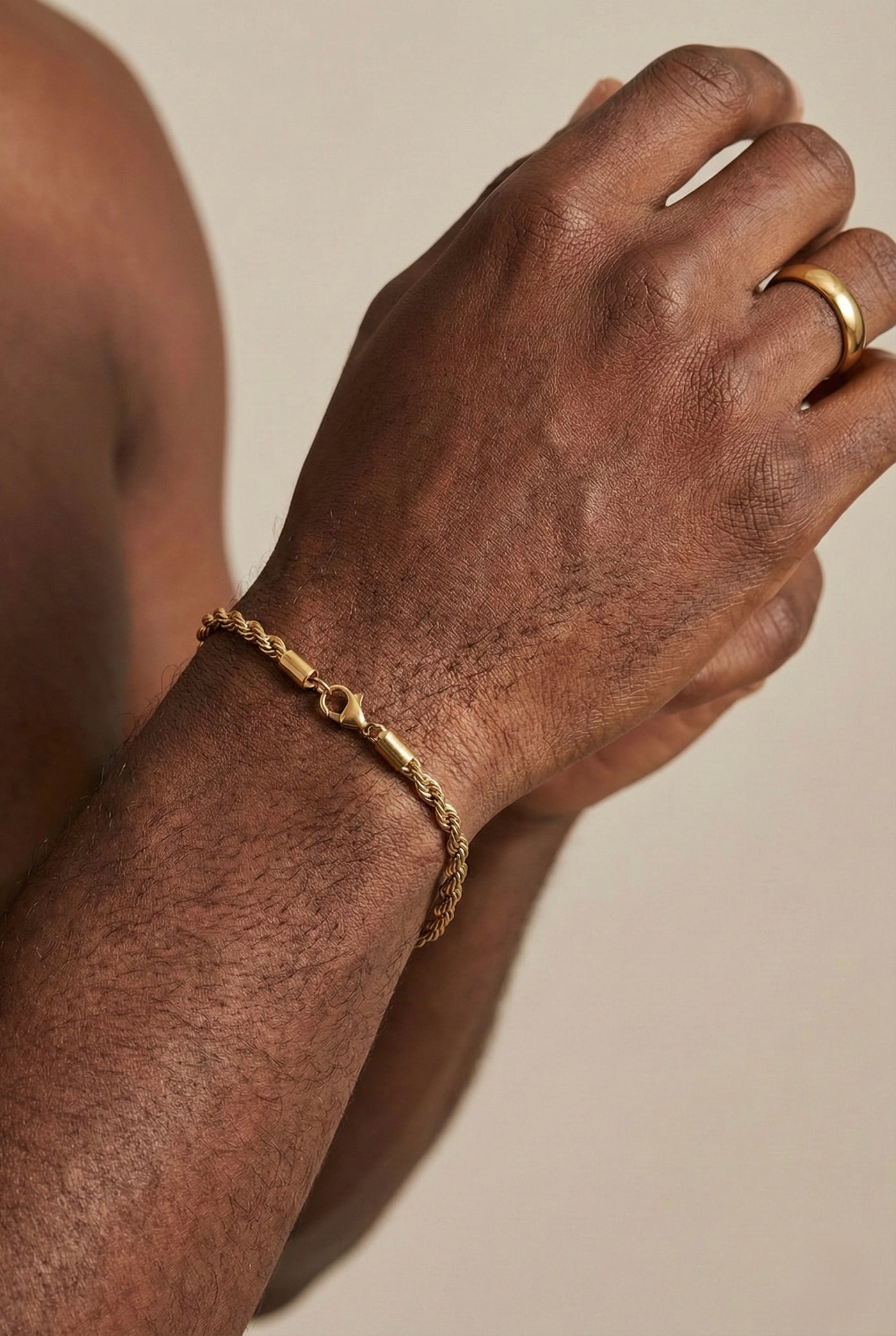 Mens gold bracelet stainless steel gold chain waterproof non toxic mens jewelry luxury minimalist bracelet quality free shipping fast delivery