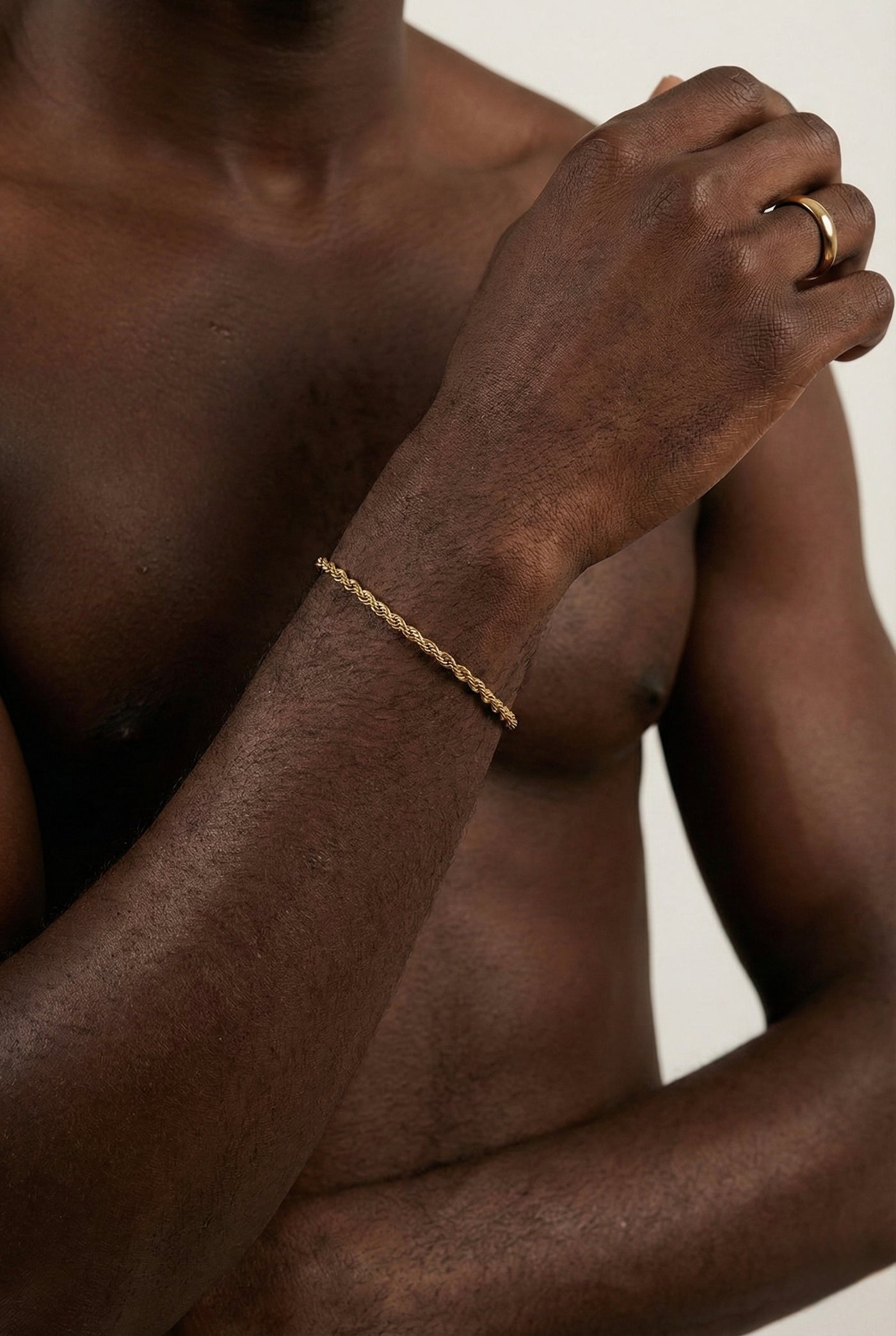 Mens gold bracelet stainless steel gold chain waterproof non toxic mens jewelry luxury minimalist bracelet quality free shipping fast delivery
