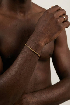 Mens gold bracelet stainless steel gold chain waterproof non toxic mens jewelry luxury minimalist bracelet quality free shipping fast delivery