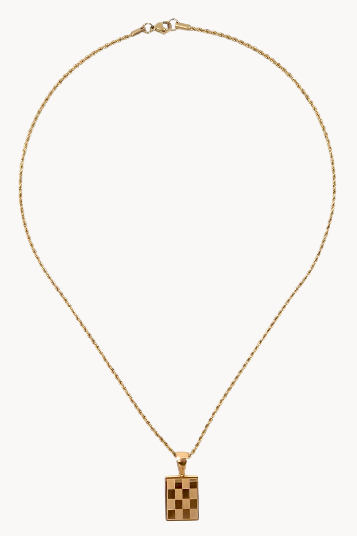 CHECKERED - NECKLACE